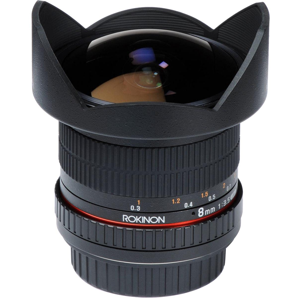 レンズ(単焦点) Rokinon 8mm T/3.8 Fisheye Cine Lens with Removable Hood for Nikon F 8mm T3.8 Compact HD Fisheye Cine - Rokinon Lenses